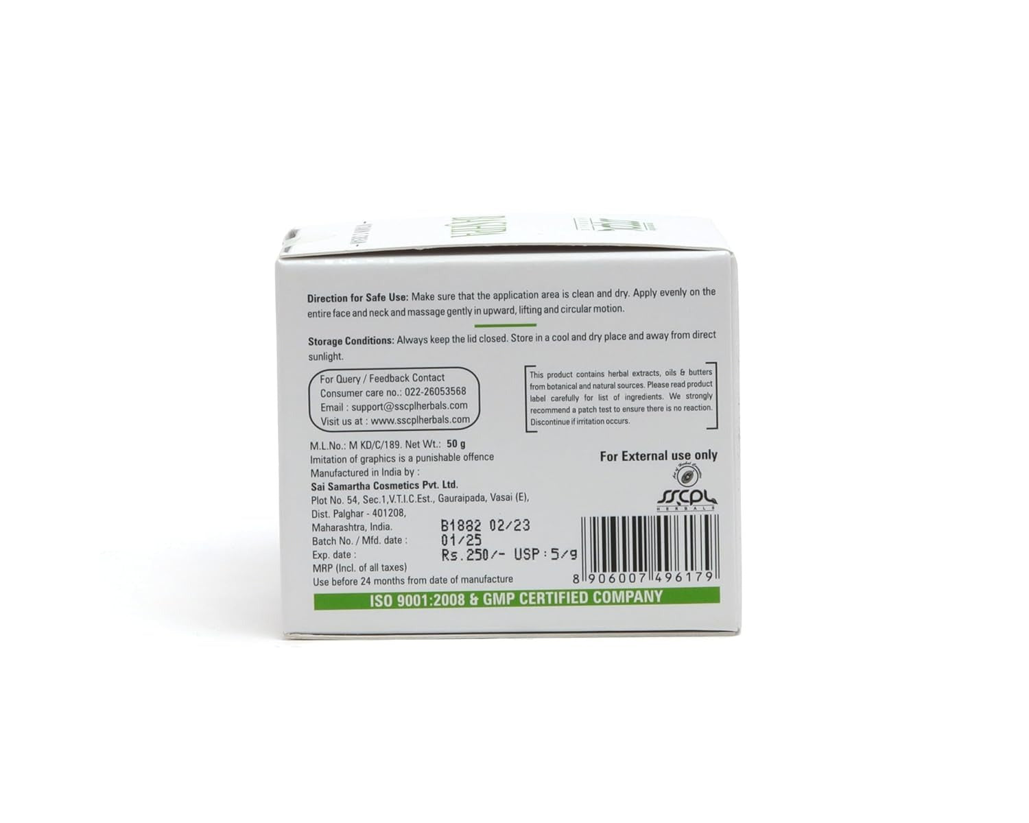 Sscpl Herbals Bashpa Vitamin C Cream - 50 gms (Pack of 2)