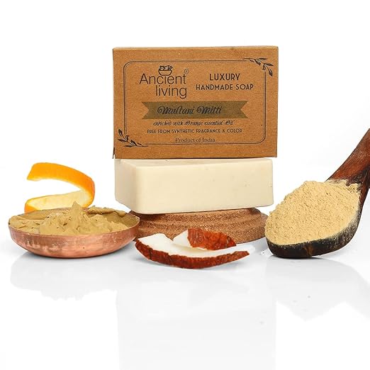 Ancient Living Multani Mitti Luxury Handmade Soap - 100 gms