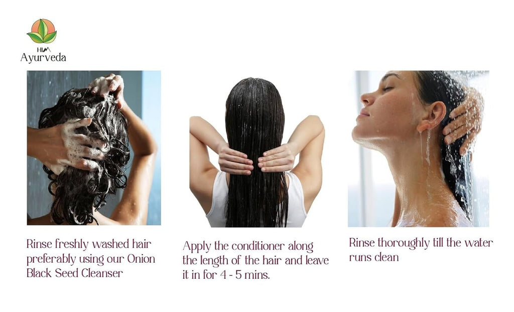 HIM Ayurveda Onion Black Seed Leave IN Conditioner - 200 ml