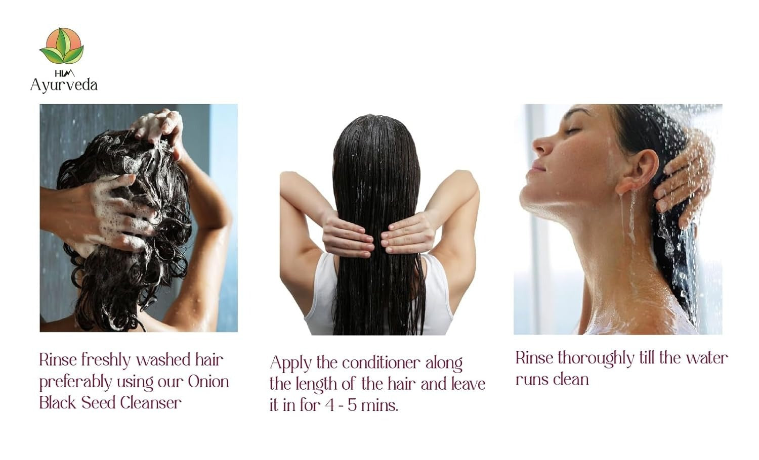 HIM Ayurveda Onion Black Seed Leave IN Conditioner - 200 ml