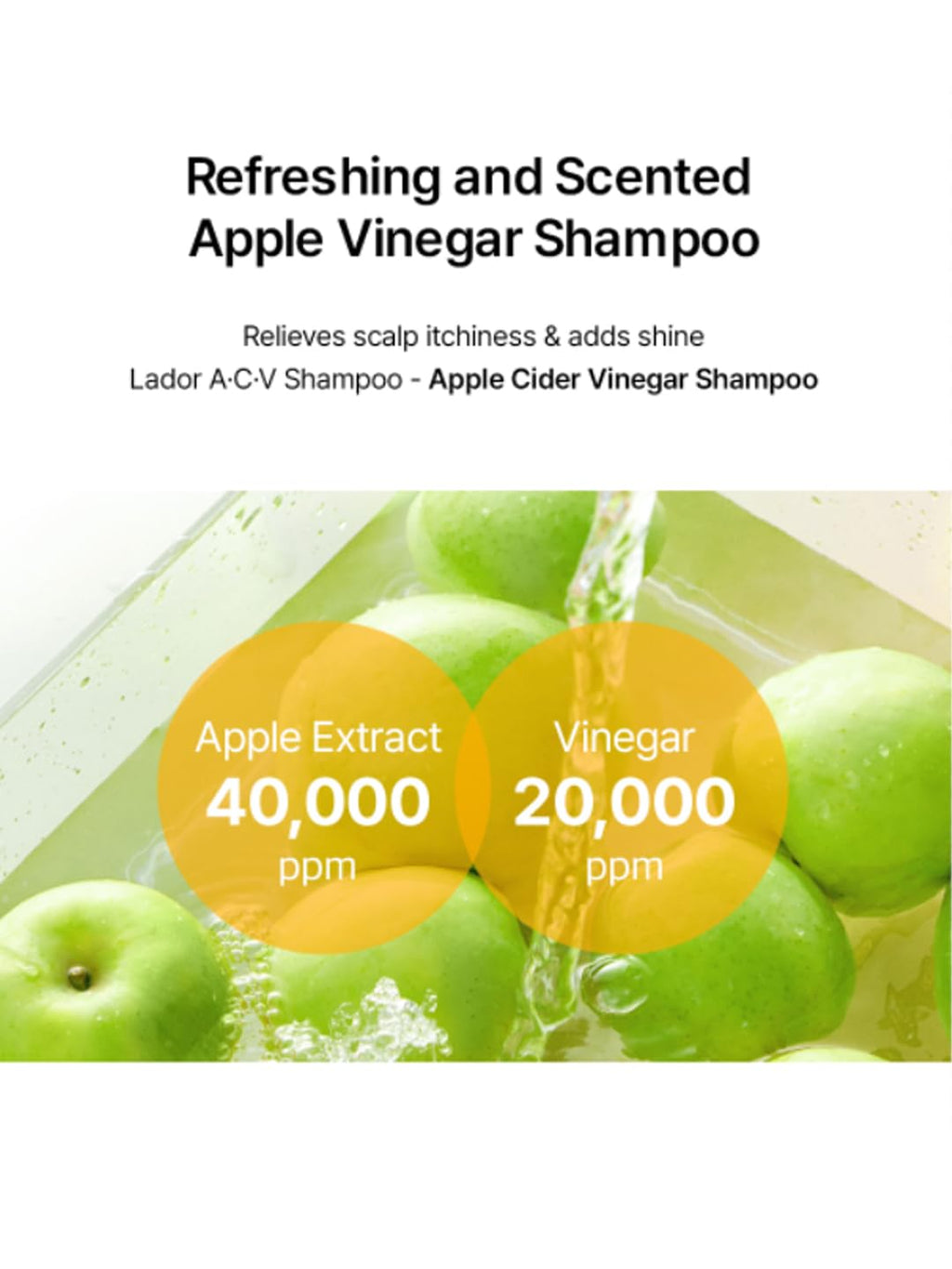 Lador ACV Vinegar Shampoo For Shine And Softness - 430 ml
