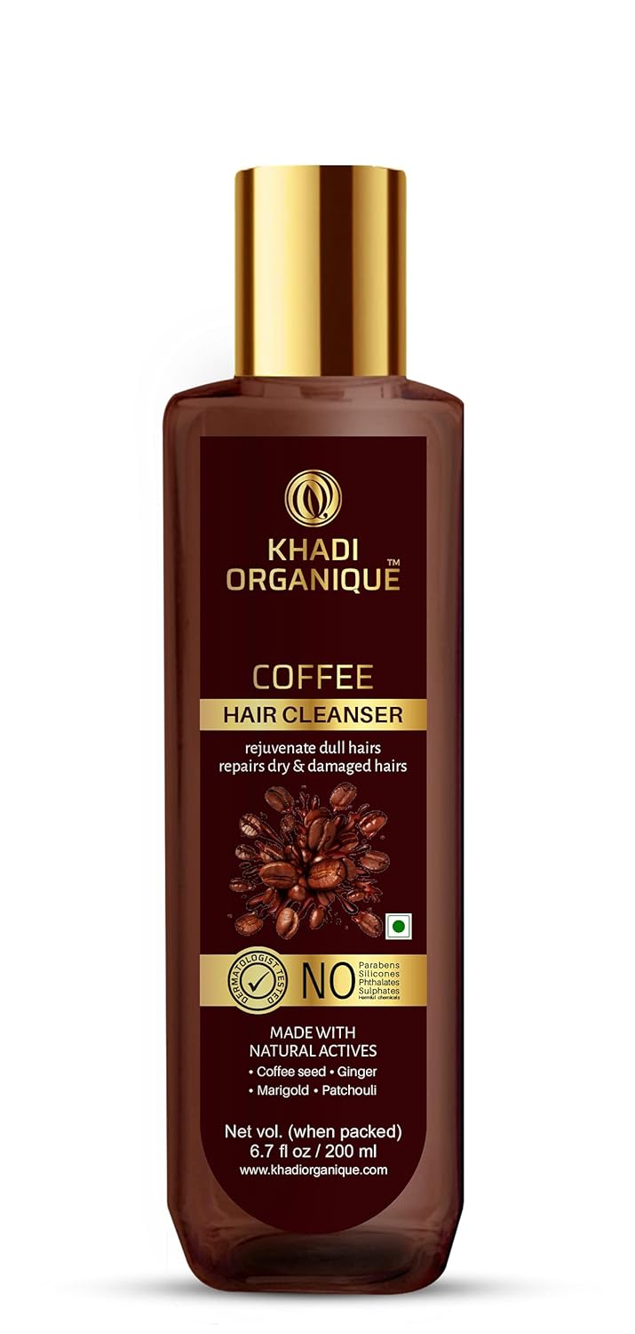 Khadi Organique Coffee Hair Cleanser/Shampoo - 200 ml