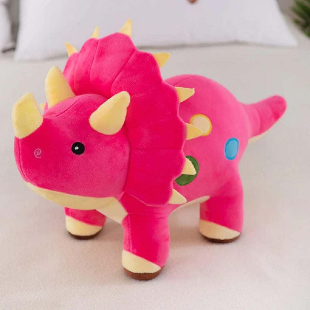 Tickles Dinosaur Soft Stuffed Plush Animal Toy for Kids Pink 35 cm