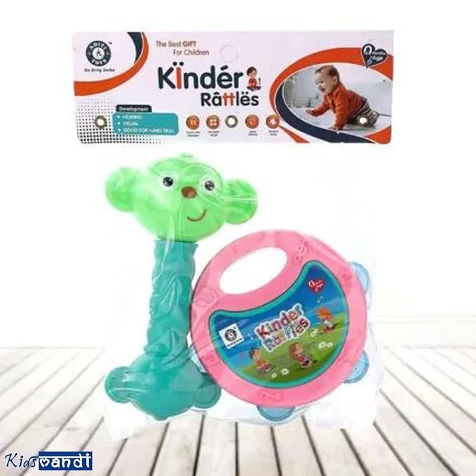 Kids Mandi Non Toxic Plastic Colourful Lovely Attractive Set of 2 Pcs Multicolour