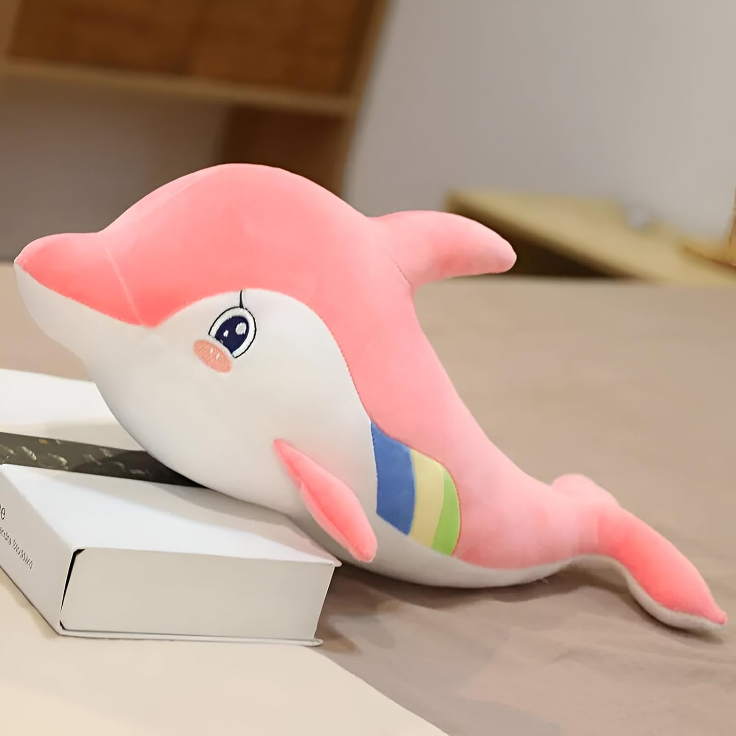 Tickles Dolphin Soft Stuffed Plush Sea Animal Pillow for Kids 50 cm