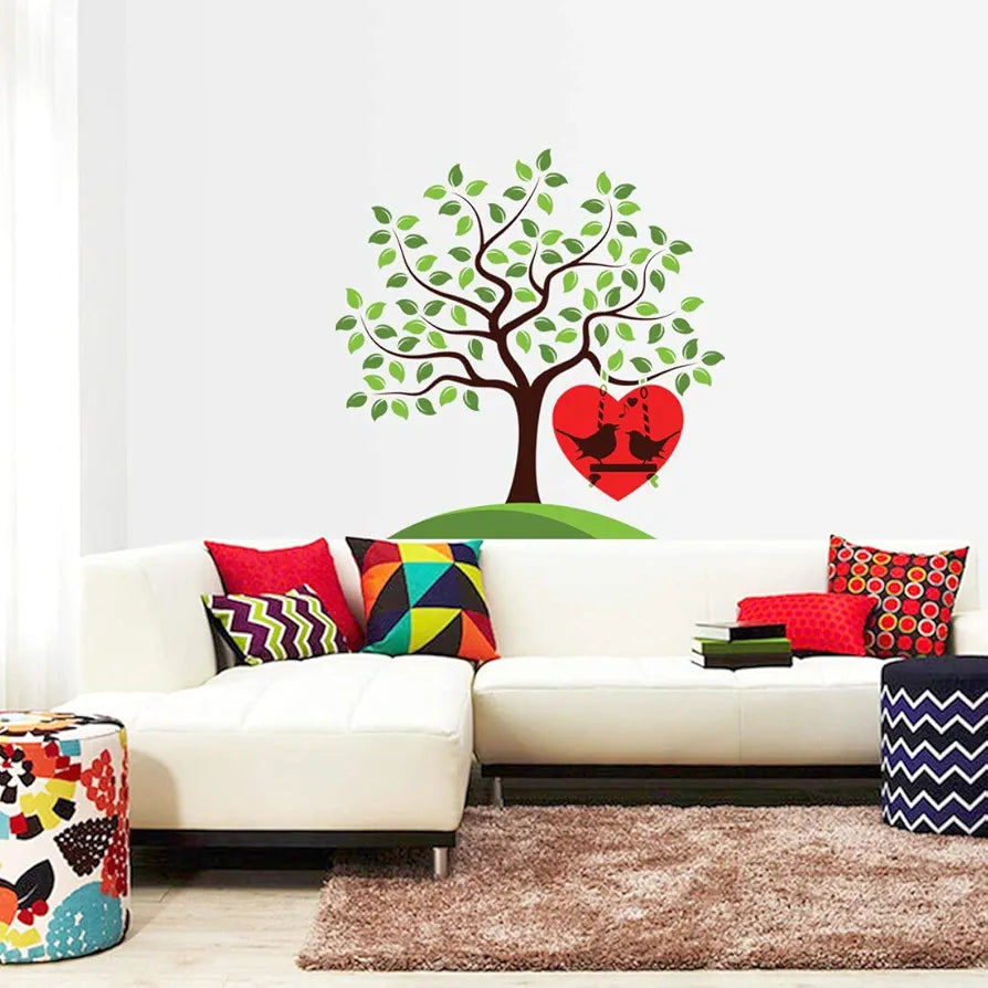 Rangoli White Glossy Vinyl Wall Sticker Premium Self-Adhesive Waterproof Design-17
