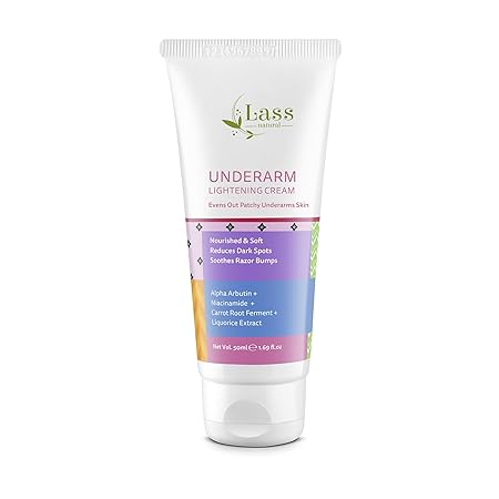 Lass Natural Advanced Dark Underarm Whitening-Brightning Cream - 50 gms