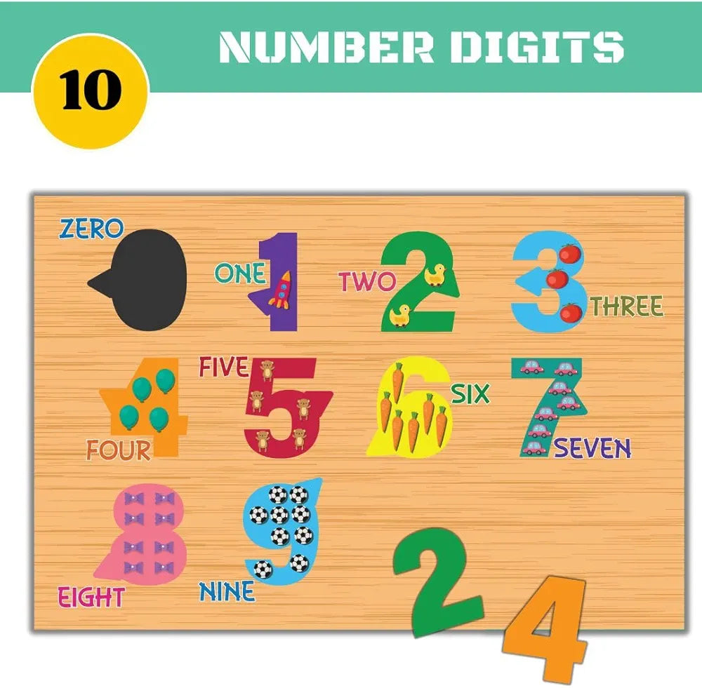 Playhills Wooden Learning Educational Puzzle Game Board for Kids  for Toddlers Kids