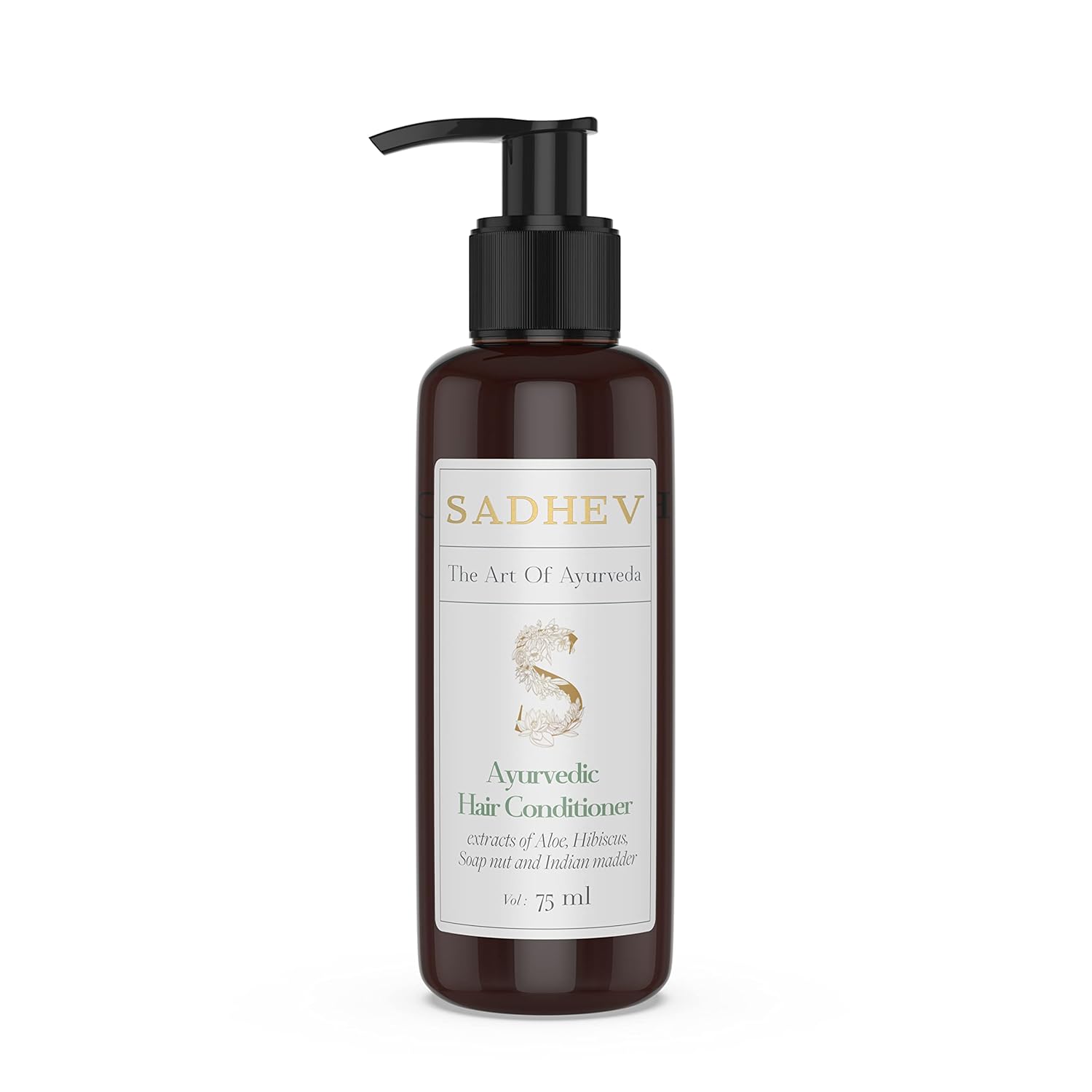 Sadhev Ayurvedic Hair Conditioner With Extracts Of Aloe, Hibiscus, Soap Nut And Indian Maddar For Deep Condition And Nourishment