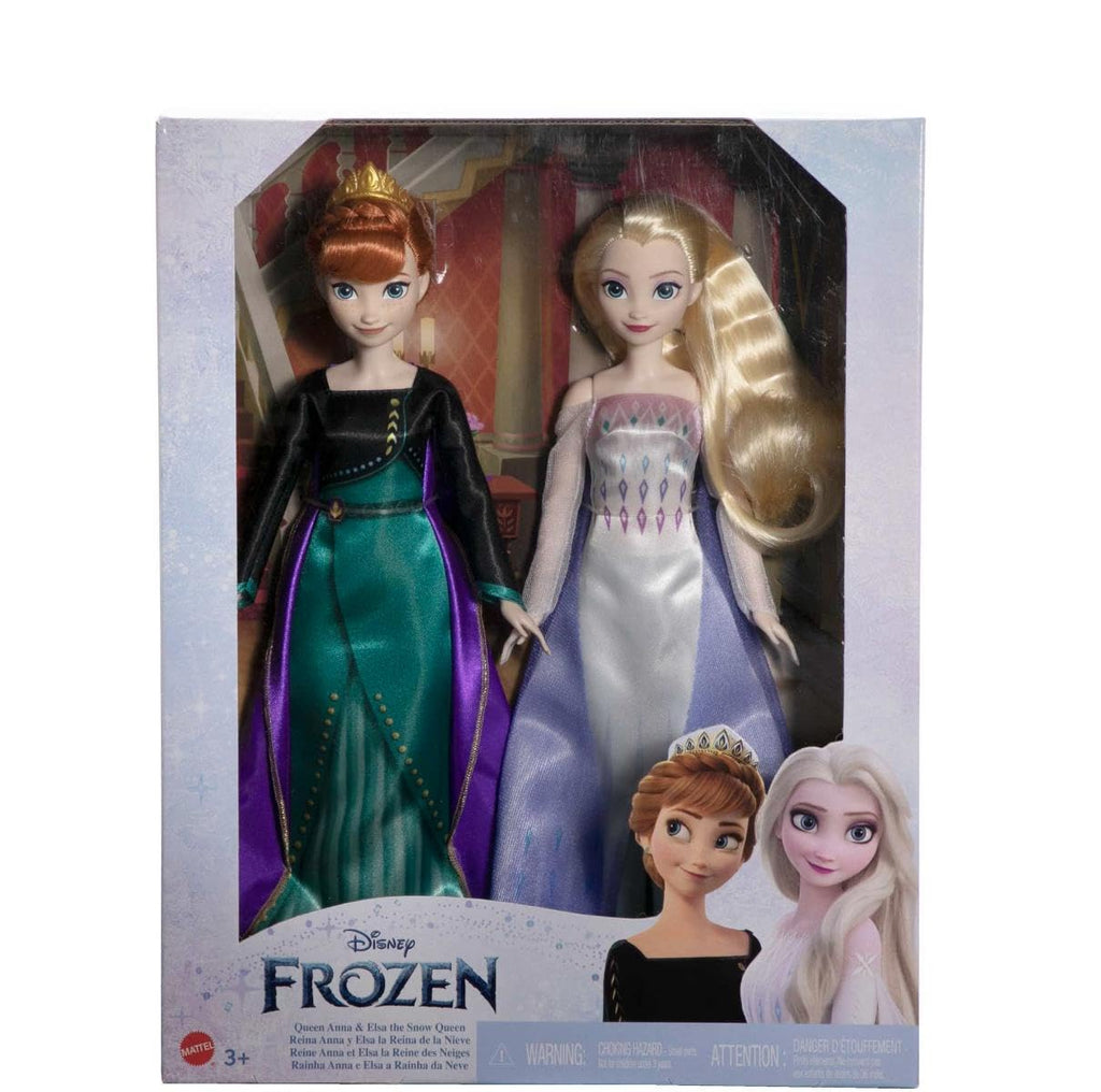 Mattel Frozen Toys Anna and Elsa Fashion Dolls with Signature Queen Looks Inspired Frozen 2 Gifts