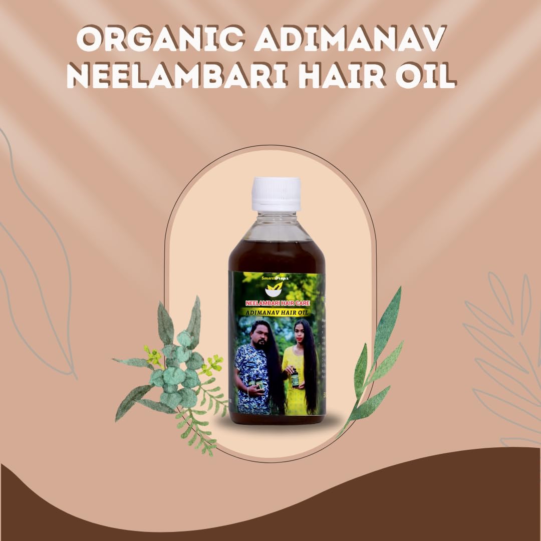 Smartdrops Adimanav Neelambari Herbal Hair Oil | Original Adimanav Hair Oil For Women And Men 100ml