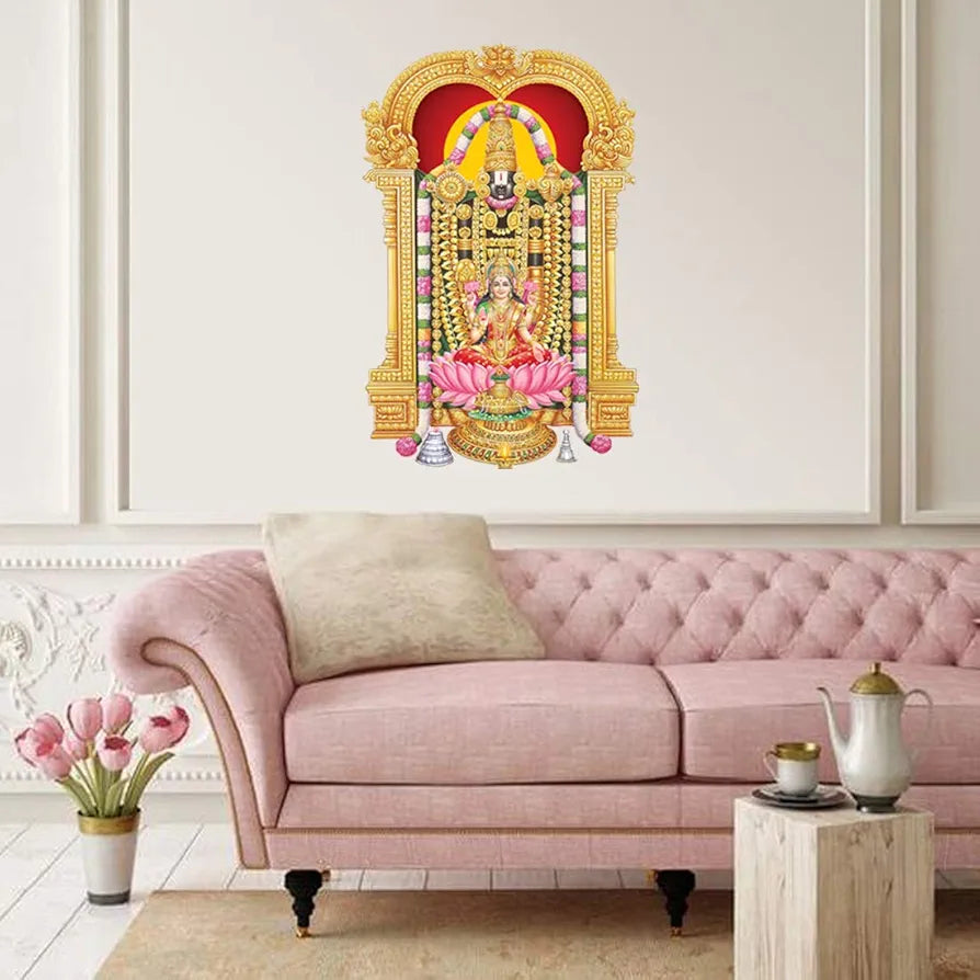 Rangoli White Glossy Vinyl Wall Sticker Premium Self-Adhesive Waterproof Parent-5 Design-11