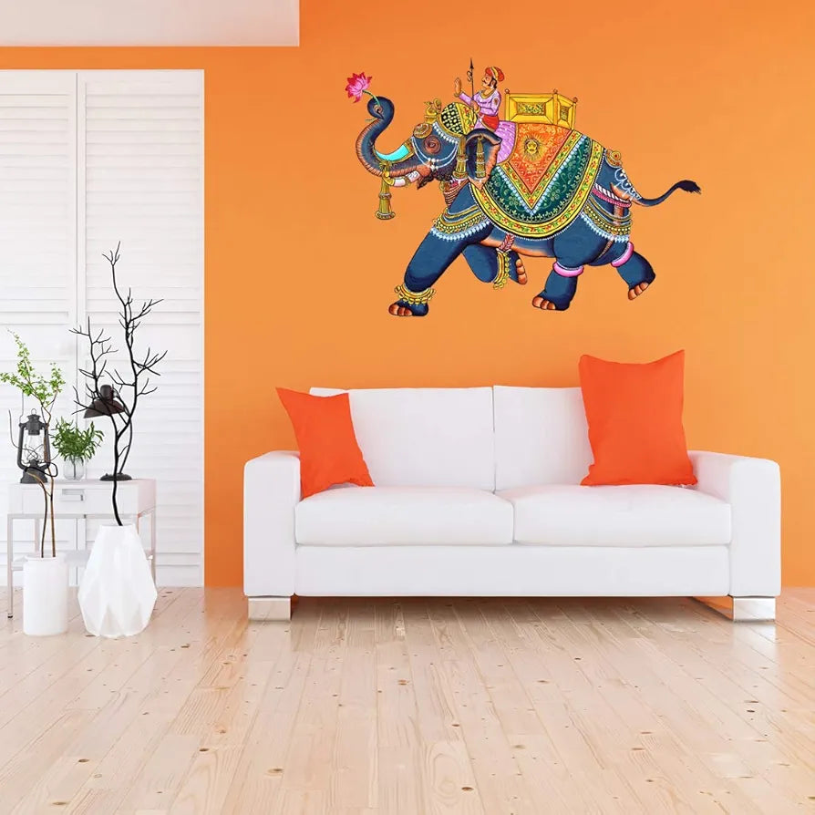 Rangoli Vinyl Modern Wall Sticker 1.96 X 20.86 X 1.96 Inches Multicolour Modern Art510