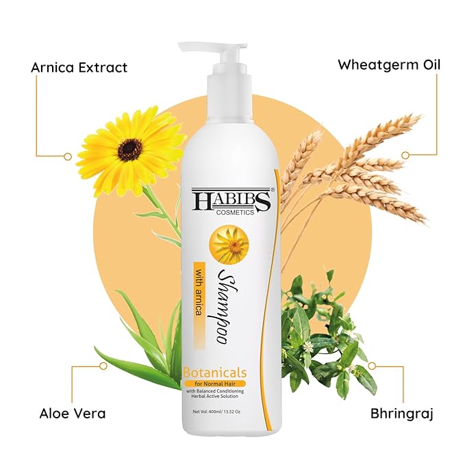 Habibs Cosmetics Professional Hair Shampoo with Arnica - 400 ml