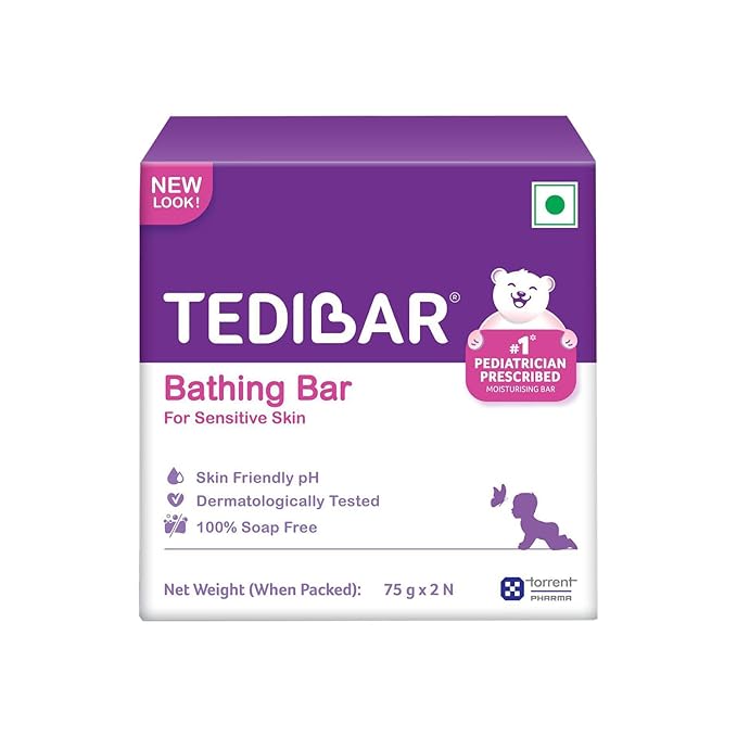 Torrent pharma Tedibar Baby Bathing Bar, Spoo Baby Shampoo And B4 Nappi Cream Diaper Rash Cream Combo