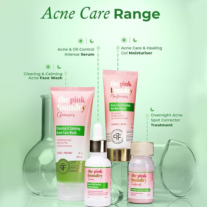 The Pink Foundry Acne & Oil Control Intense Serum With 2% Encapsulated Salicylic Acid - 30 Ml