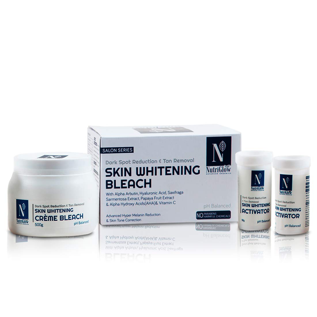 NutriGlow Advanced Organics Cream Bleach Kit - 700 gms