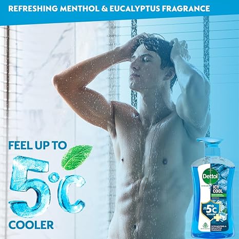 Dettol Body Wash Icy Cool and Shower Gel - 500 ml