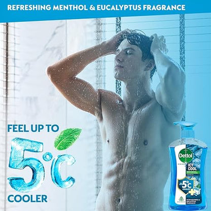 Dettol Body Wash Icy Cool and Shower Gel - 500 ml