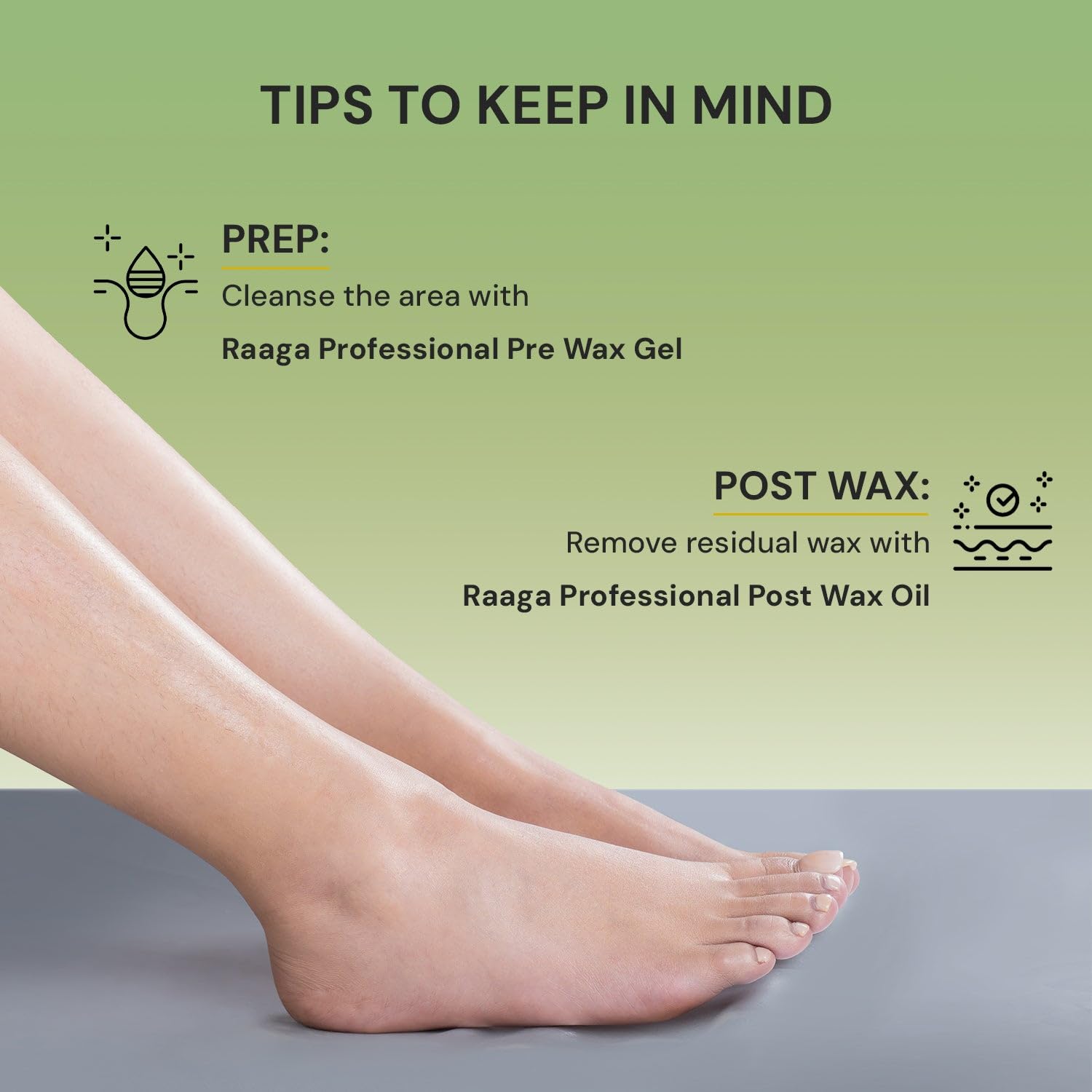 Raaga Professional Liposoluble Body Wax | Aloe Vera (Contains Imported Ingredient) | Dermatologically Tested, Colophony Free | For Sensitive Skin (800 ml)