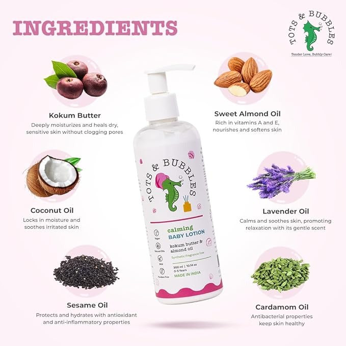 Tots & Bubbles Calming Baby Body Lotion  - 300 ml