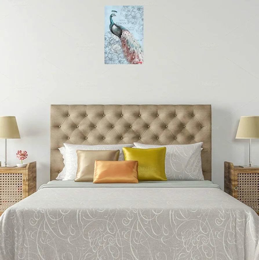 Rangoli Peacock Wall Sticker 12x18 Sheet – Elegant Self Adhesive Design-11
