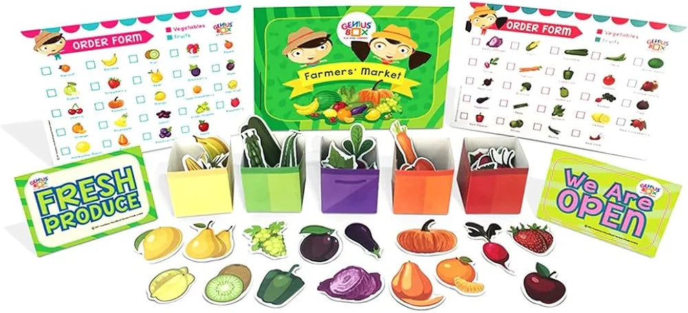 Genius Box Educational Toy for 3 Years and Up: Farm Fun DIY,Activity Kit, Learning Kit, Educational Kit, STEM Toy 14 Activity Kit