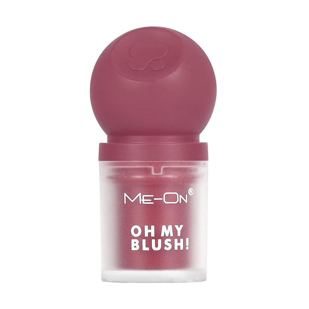 ME-ON Oh My Blush Cushion Applicator, Liquid Cheek Tint (02 Rosy)