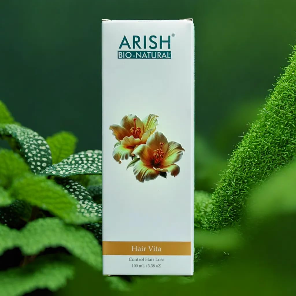 Arish Bio-natural Hair Vita – Nourishing Hair Growth Formula for Strong, Healthy Hair - 100 Ml