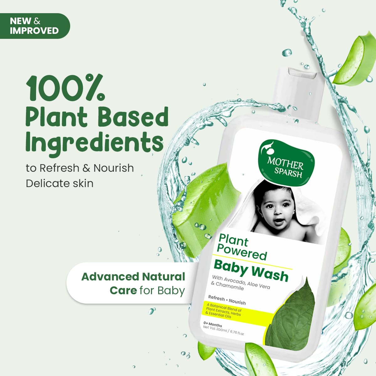 Mother Sparsh Plant Powered Natural Baby Wash