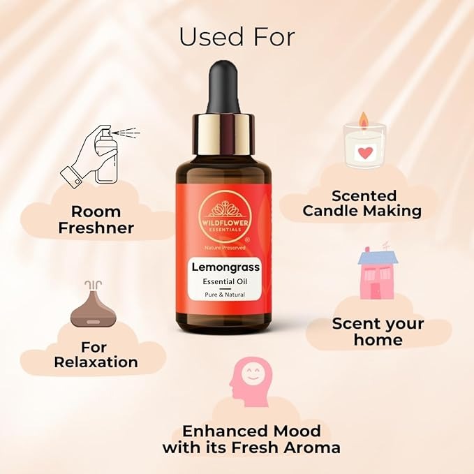 Wildflower Essentials Lemongrass Essential - 15 ml