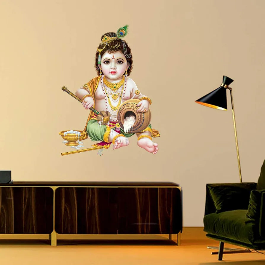 Rangoli White Glossy Vinyl Wall Sticker Premium Self-Adhesive Waterproof Parent-14 Design-20