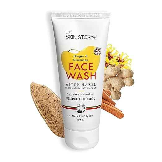 The Skin Story Ginger Cinnamon Face Wash For Women & Men Removes Pimple - 100 ml