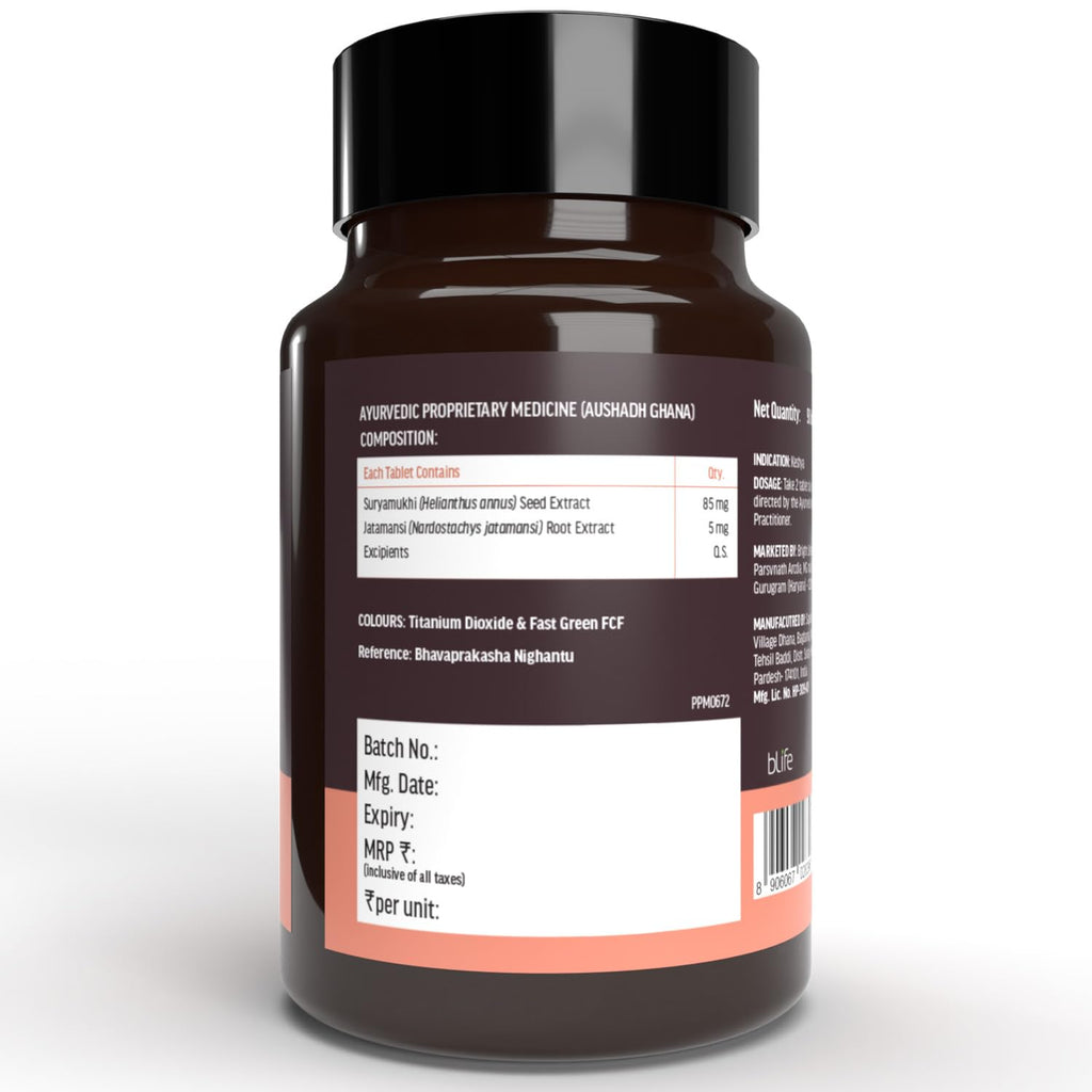 HealthKart hk vitals Biotin (90 Tablets) | Supplement for Hair Growth, Strong Hair and Glowing Skin, Fights Nail Brittleness