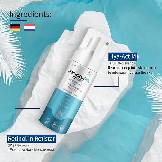 Renewderm HA Face Wash Hyaluronic Acid With Medium Molecular - 100 ml
