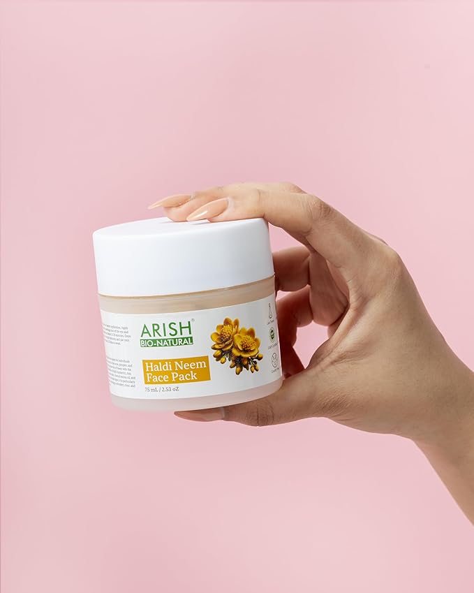 Arish Bio-naturals Haldi Neem Face Pack - 75 Ml