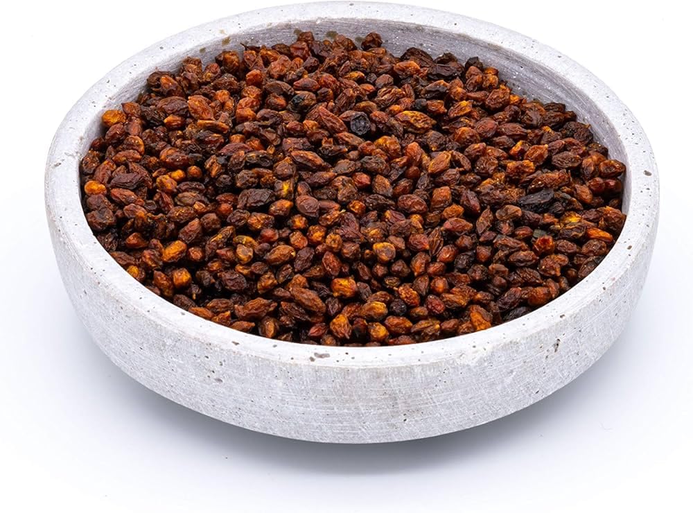 DR AGRO Himalayan Sea Buckthorn Berry Dry, Nourish Skin Quality Source of Vitamins and Nutrients, Dry Sea Buckthorn Berries, Rich In Omega, Fatty Acids, Vitamin E, Vitamin C (50 GM)
