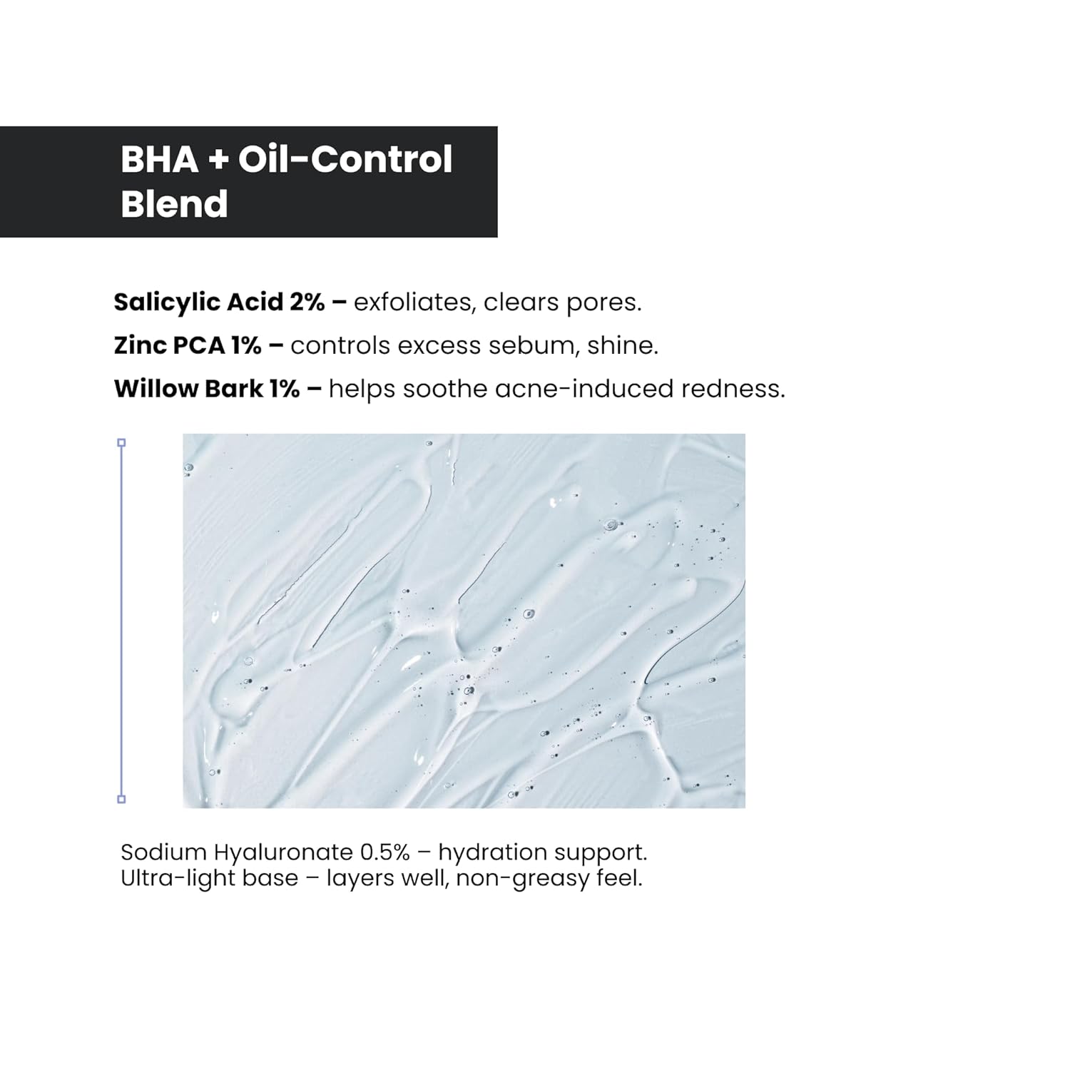 The True Therapy 2.0% Salicylic Acid with Zinc PCA Face Serum for Acne Prone Skin to Treat Acne, Blackheads, Dark Spot, Reduces Blemishes, Excess Oil, Breakout and Enlarge Pores - 30 ml