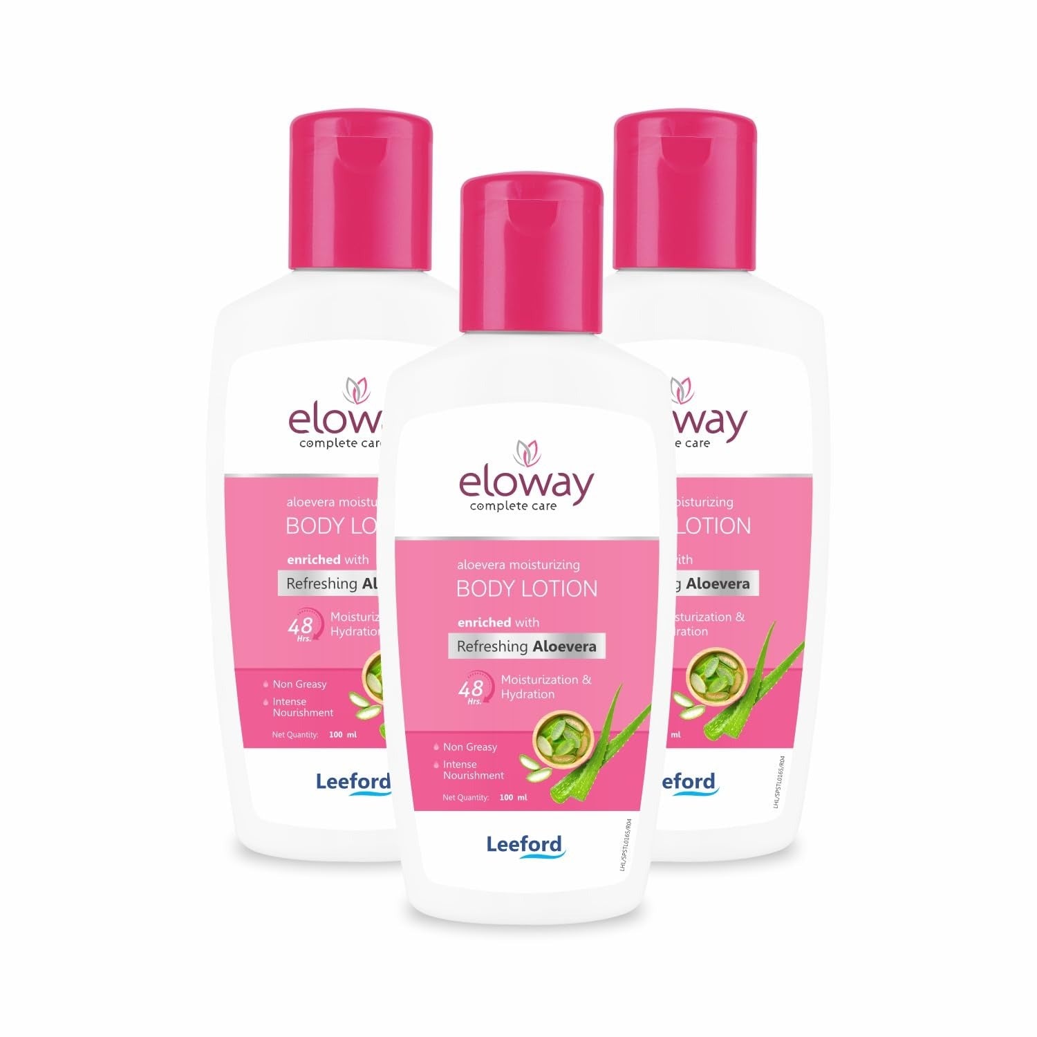 Eloway Aloevera Moisturizing Body Lotion for Winter - 100 ml (Pack of 3)