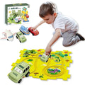Wembley Puzzle Track Vehicle Play Set for Kids Toddlers