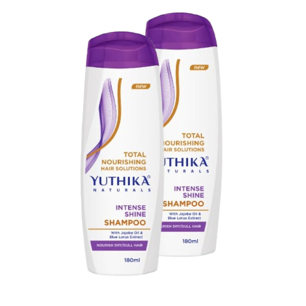 Yuthika Naturals Intense Shine Shampoo Total Nourishing - Each 180 ml Pack Of 2