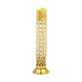 Shubhkart Nitya Brass Crystal Incense Holder with Ash Catcher Brass 235 gms