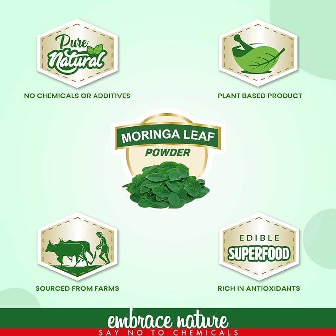 Nature Sure Moringa Leaf Atta Mix Powder with Raw Honey - 200 gms