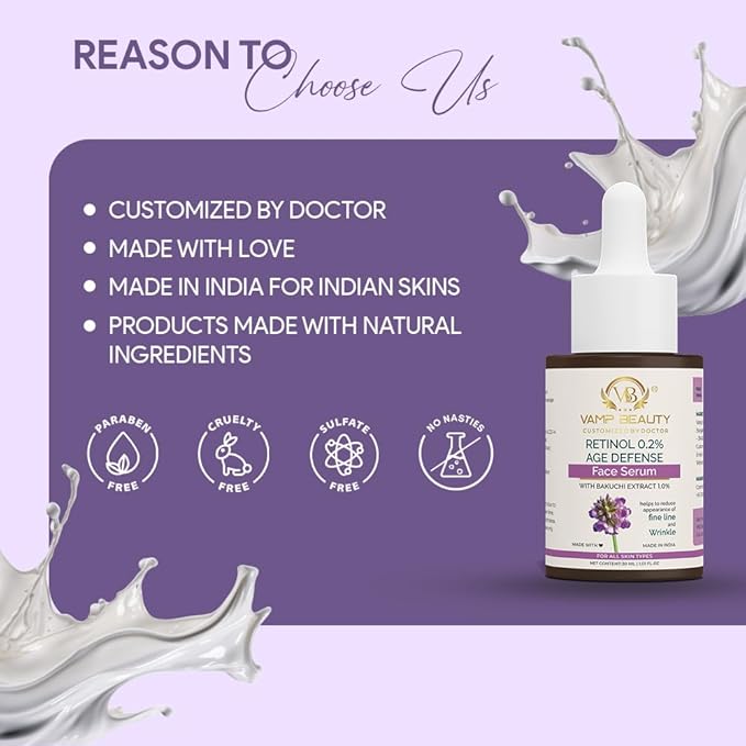 Vamp Beauty Age Defense Face Serum - 30 Ml