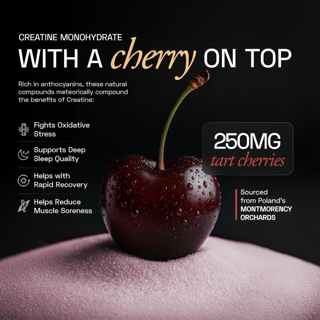 Ace Blend Micronised Creatine Powder 100 Servings | Tart Cherry Extract | For Strength, Endurance And Recovery | Creatine Monohydrate | Big Muscle Protein Support| High Absorption | 325g