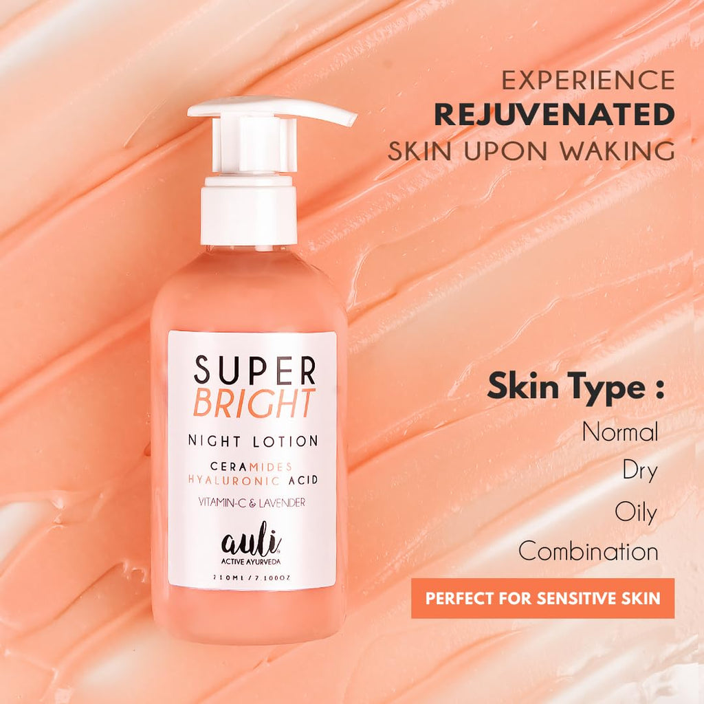 Auli Super Bright Night Lotion - 210 gms