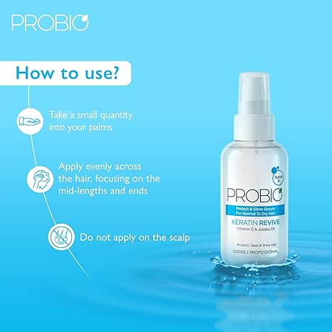 Godrej Professional Probio Keratin Revive Shine Serum - 100 ml