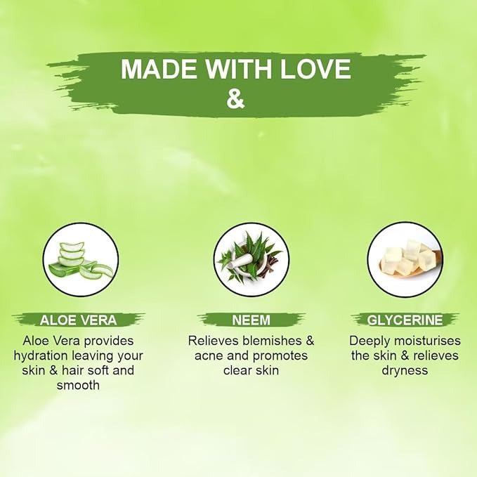 Nimbarka Aloe Vera Gel with Neem Extract - 100 ml