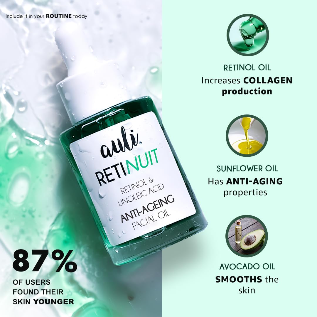 Auli Retinuit 0.3% Retinol Face Oil - 30 ml