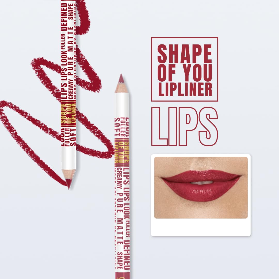 Daily Life Forever52 Character Shape of You Lip Liner Pencil | Long Lasting Smudge Proof Formula | Creamy Smooth Texture | Precision Lip Contour & Definition (C711, 1.13g) | Precision Lipliner